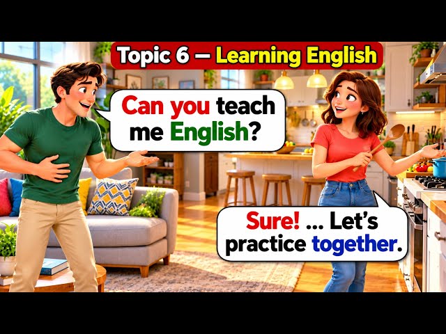 Slow & Easy Daily Conversations & Learn English Speaking Practice