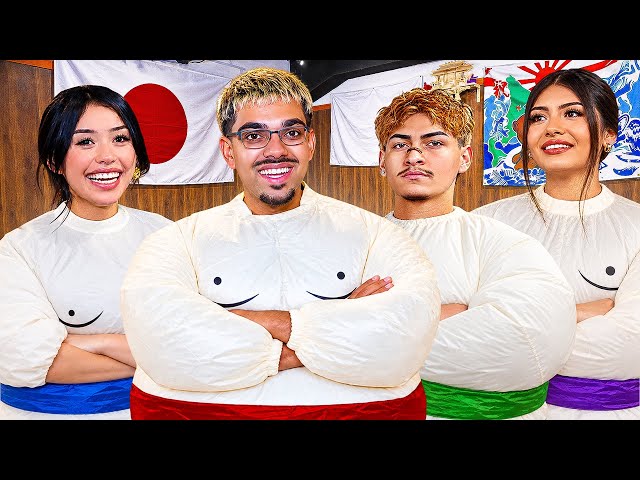 N3on Takes a Sumo Wrestling Class With Zavala, Yera & Amanda! 