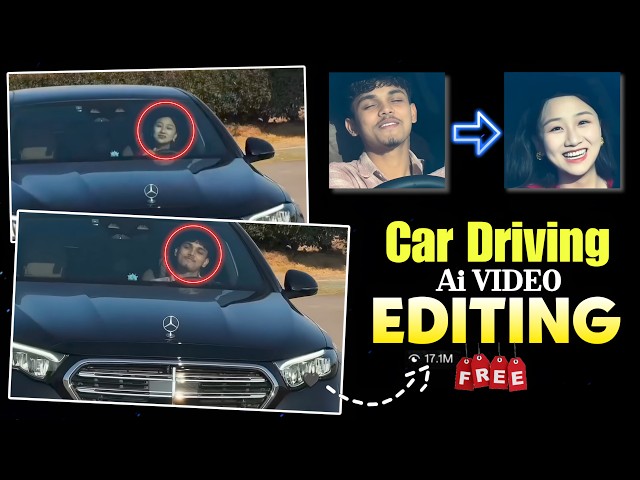 Instagram Trending Pata Chalega Song Reels Editing | Trending Car Driving AI Video Editing Prompt