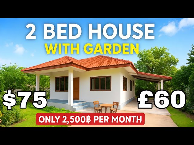Thailand’s Cheapest 2 Bedroom House? Only 2,500฿! #Thailand