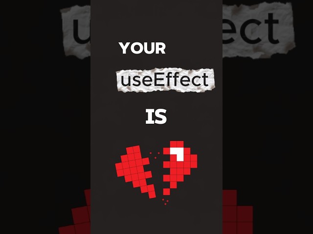 YOUR useEffect IS BROKEN | Spot The Syntax #reactjswebsite  #useeffect #useeffectreact #reacthooks