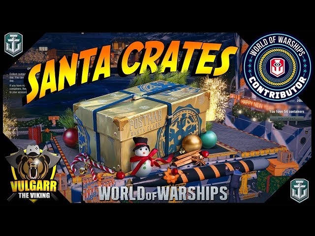 World of Warships - Santa Crates 2018 are here!