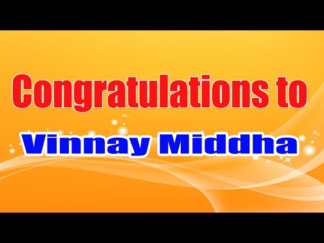 Congratulations to Vinnay Middha for Clearing OCJA (1Z0 - 808) with 92%