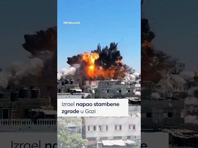 Izrael napao stambene zgrade u Gazi