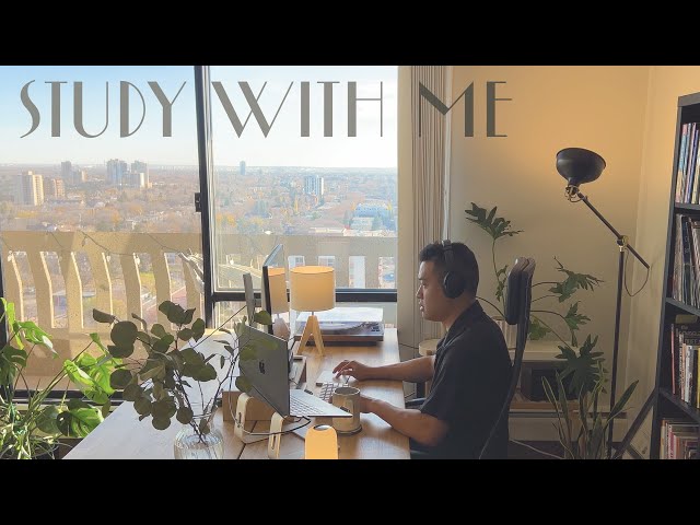 2-HOUR Study With Me | Calm Study Music + Ocean Sounds 🌊