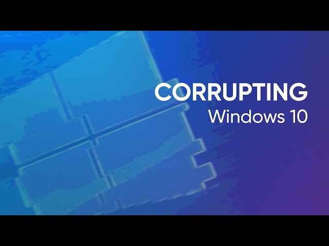 Messing with Windows Registry - Destroying Windows 10