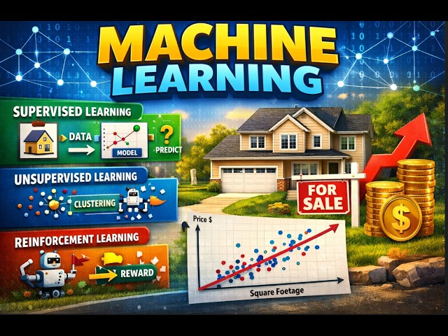 Machine Learning for Beginners | From Basics to House Price Prediction