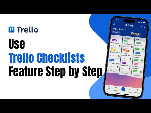 How to Use Trello Checklists Feature Step by Step