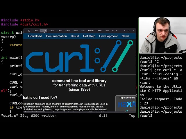 Retrieving Data from the Internet in C using libcurl