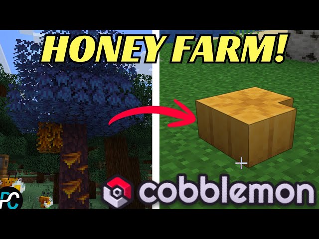 How To Make A Semi-Auto Saccharine Tree HONEY Farm In Cobblemon! The Cobblemon Survival Guide S2E7