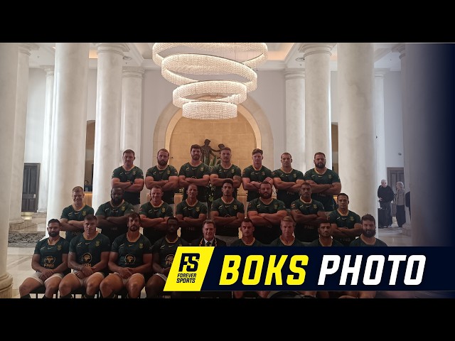 Springbok team photo vs All Blacks 2nd Test | Rugby's Greatest Rivalry 2026