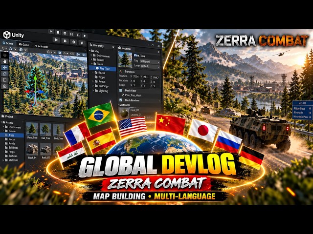 Building Zerra Combat for the World 🌍 | Global Devlog in Multiple Languages