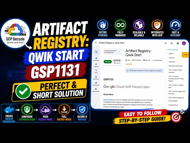 Artifact Registry Qwik Start | GSP1131 | 100% WORKING SOLUTION | #googlecloudarcade
