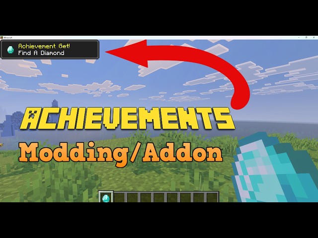 How To Get Custom Achievement Mods In Minecraft Bedrock Edition