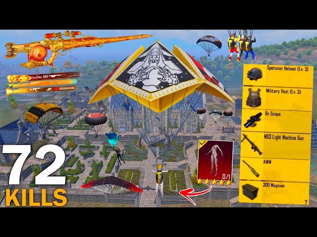 Wow!😍 NEW BEST LOOT GAMEPLAY with/ Groza+Awm🔥Pubg Mobile
