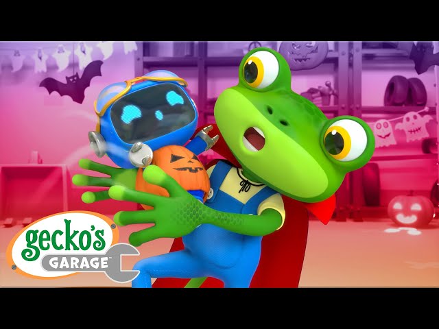 Haunted Halloween Garage｜Gecko's Garage｜Funny Cartoon For Kids｜Learning Videos For Toddlers
