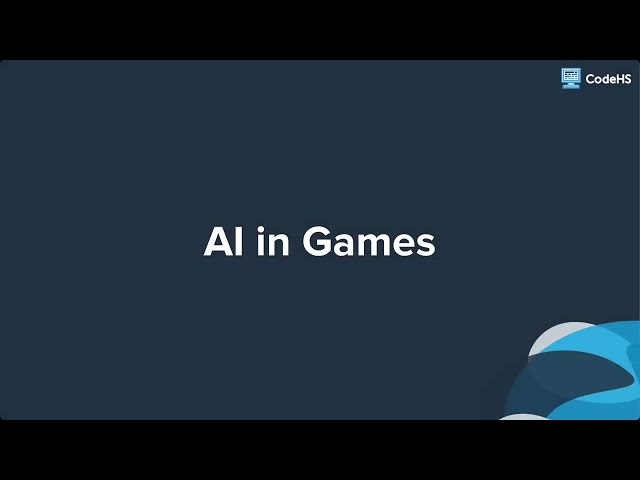 4.5.1 AI in Games
