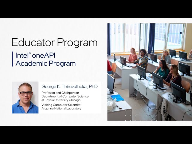 Intel's oneAPI Transforms Computer Science Education | Intel Software