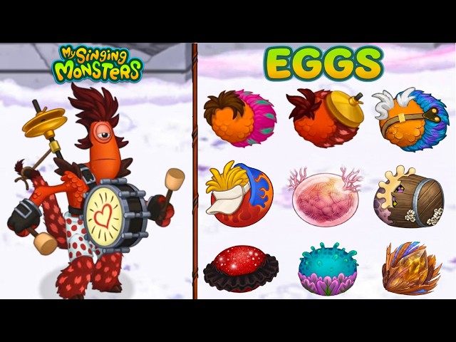 All Monsters Eggs 2026 on all Island (new monsters) || My Singing Monster