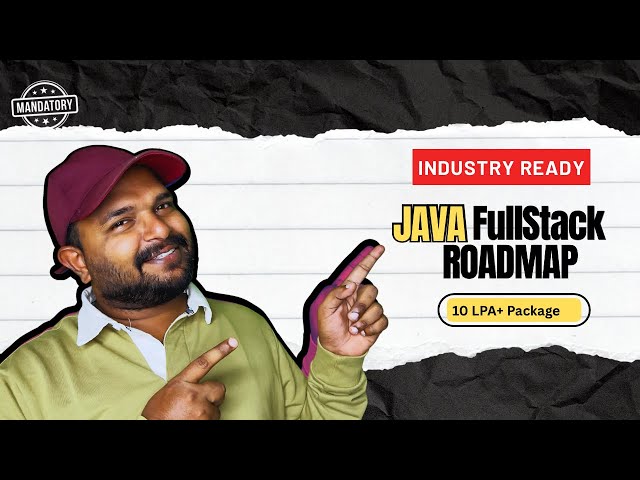 Java Full Stack Developer Roadmap 2025 | Freshers & Job Seekers Ki Step-by-Step Guide in Telugu. 