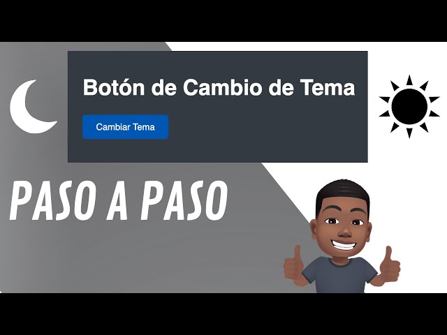 Cambiar de Tema con JavaScript: Guía Paso a Paso para Principiantes