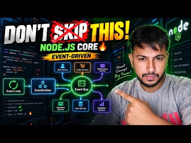 DON’T SKIP THIS! 🔥 Node.js Core Concepts