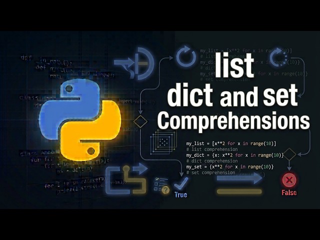 Python List, Dict & Set Comprehensions Explained | Python Course Module 2, Topic 6