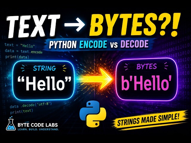 Python Encode vs Decode Explained | Strings Made Simple
