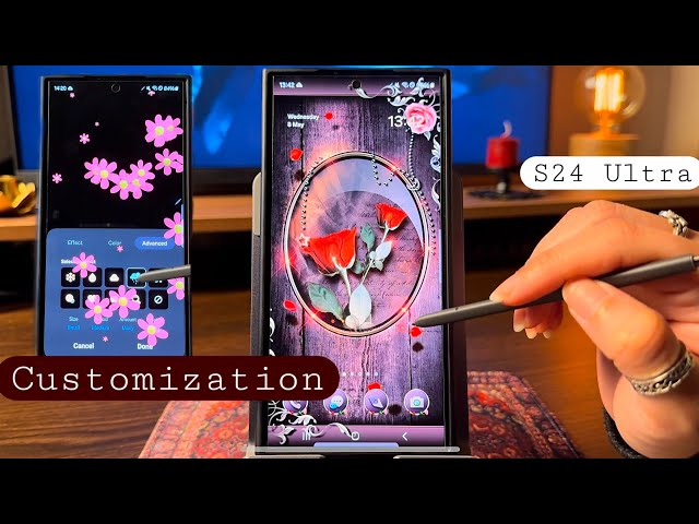 Samsung S24 Ultra customization (tips, tutorial, how-to, aesthetic) 🌹 #samsung