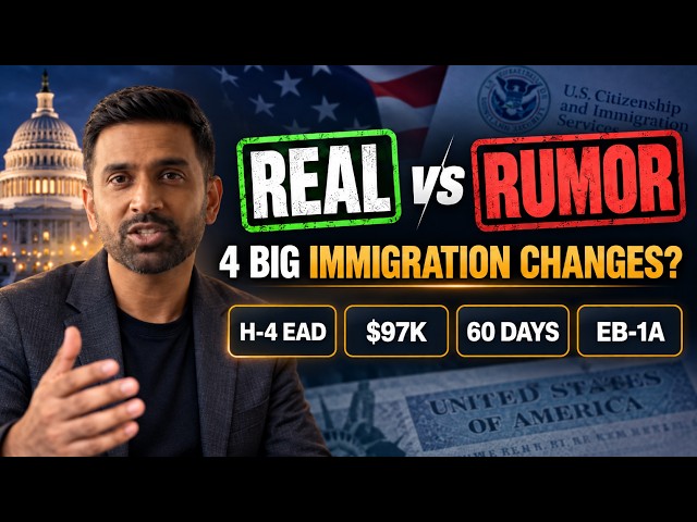 H-1B, H-4 EAD, 60-Day Rule: What Is Actually Changing?