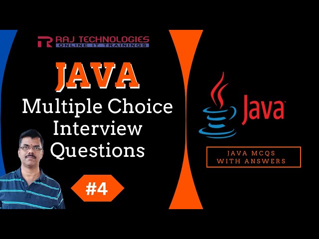 Top Java Multiple Choice INTERVIEW Questions and Answers | #4