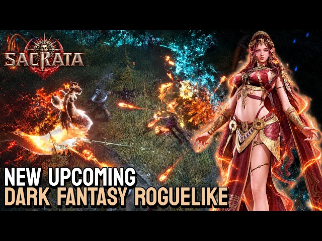 I Tried This New Upcoming 3D Dark Fantasy Horde Survival Roguelike... Its Amazing!! | Sacrata
