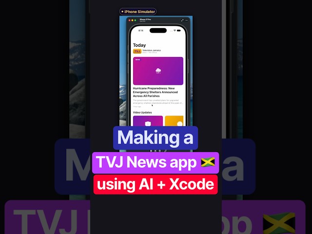 Making TVJ news App using Claude AI + Xcode 27