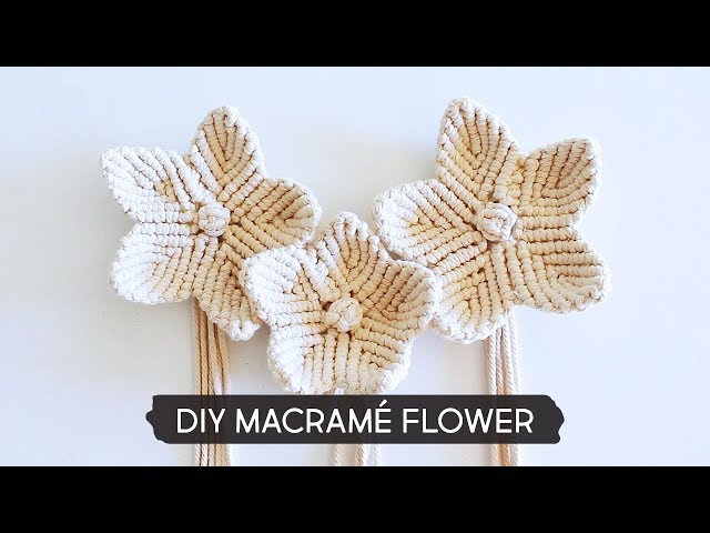 DIY Macramé Flower