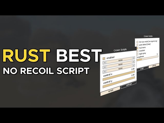 [2021] Rust No Recoil Scripts | Undetected | ZERO BANS |