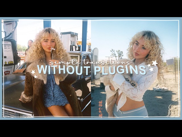 simple transitions for edits (without plugins) - after effects tutorial | klqvsluv