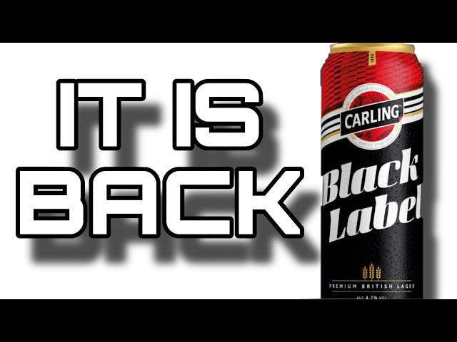 ICONIC 90’s Beer - Carling Black Label Is BACK