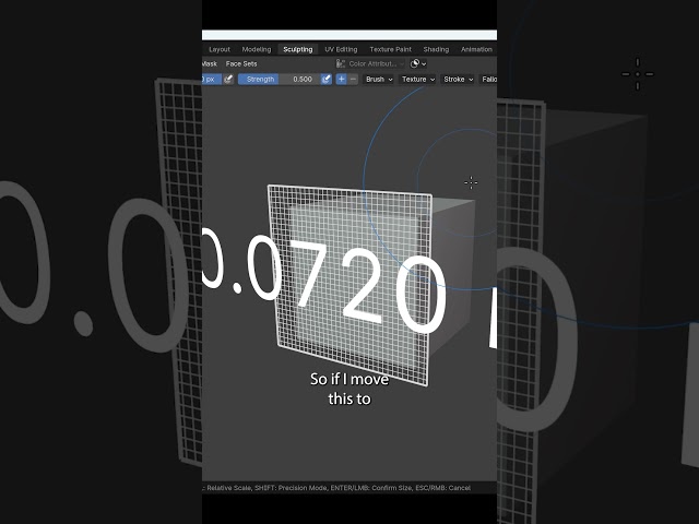 Sculpting in Blender 4 - Quick Start Guide  #blender3d #gamedev #sculpting #learnblender #blender