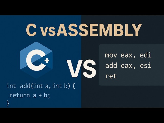 C vs Assembly: What Your Code Really Becomes