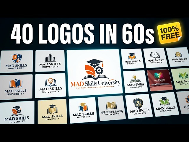 How to Create a FREE Cool Logo in Minutes! #logomaker #logodesign #freelogo #ailogo #vistaprint