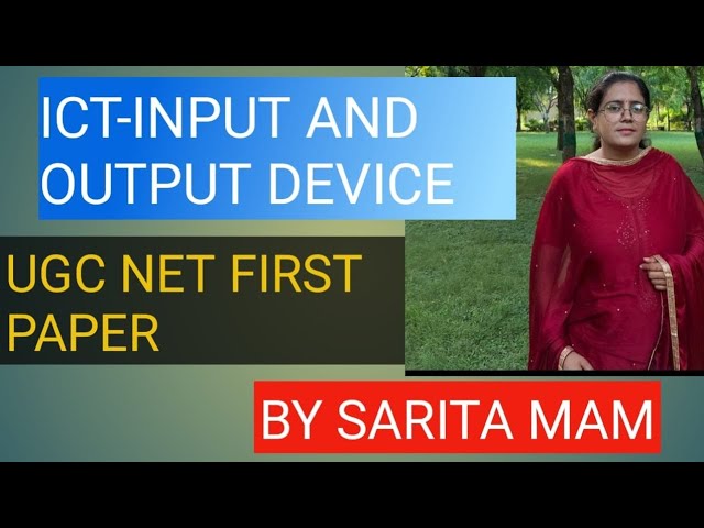  ICT tpic Input device nd output device #ugc 
