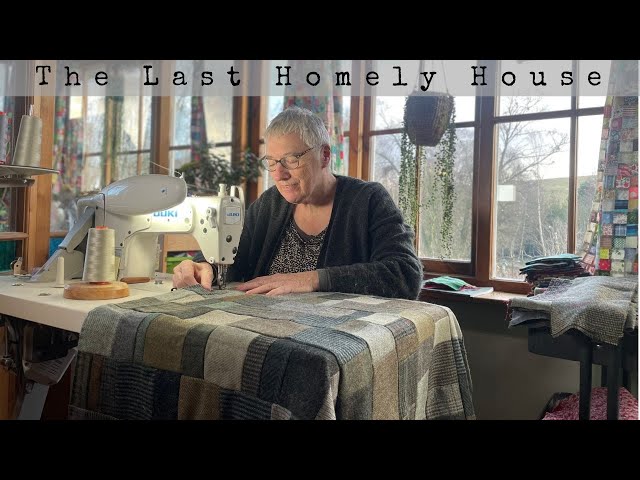 I need a Lap Quilt in my Cabin! I have TWEED scraps!