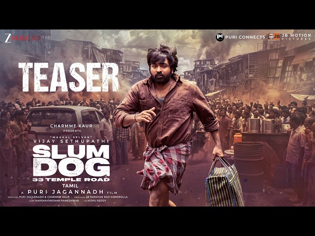 SlumDog - 33 Temple Road Teaser (Tamil) | Puri Jagannadh | Vijay Sethupathi | Tabu | Puri Connects