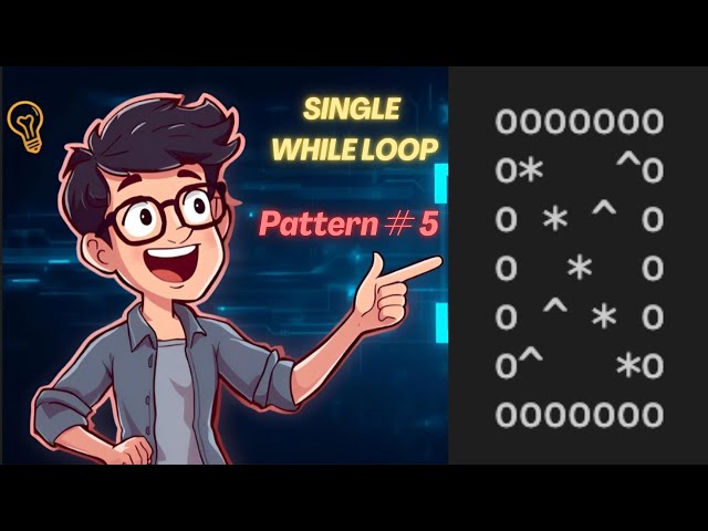 While Loops | Pattern 5 | Programming Fundamentals (C++)