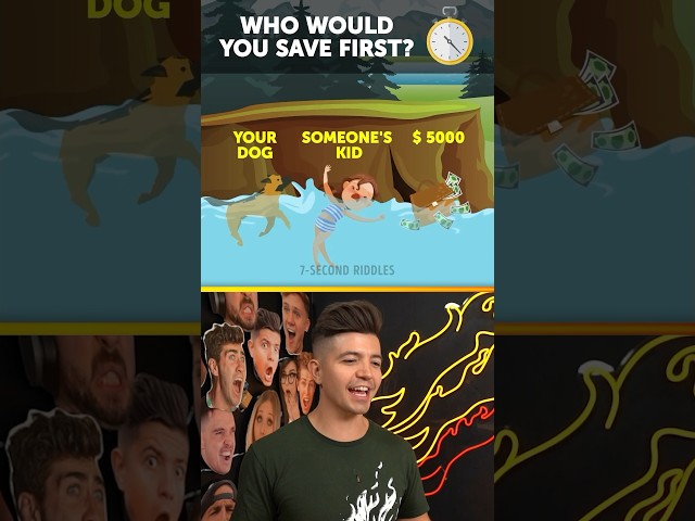 Who Would YOU Save?!😱