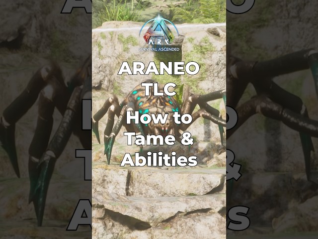 BRAND NEW Araneo TLC - How to Tame and Abilities #ark #arksurvivalevolved #gaming