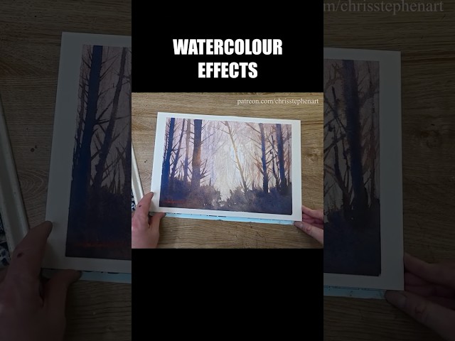 FASCINATING WATERCOLOUR EFFECTS