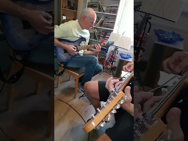 Szenen aus dem Unterricht: Uwe und ich mit Bonnie&Clyde von den Toten Hosen
