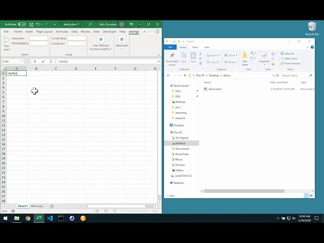 How to embed your Python code in Excel with xlwings PRO (no more external source code file needed)