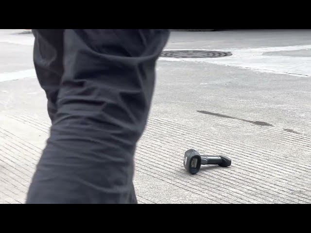 High quality barcode scanner with IP52 level can bear the weight of a car